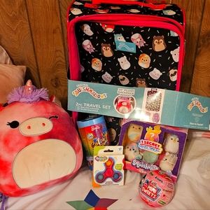 Squishmallow suitcase,backpack with surprises